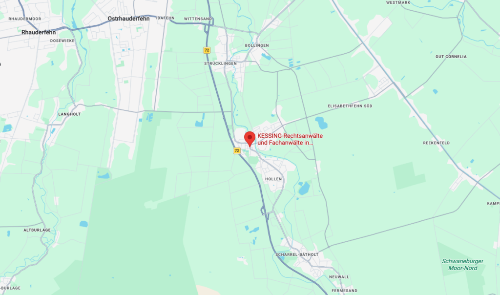 KESSING-Rechtsanwälte und Fachanwälte in PartGmbB-Notare, Hauptstraße 517, 26683 Saterland, Deutschland